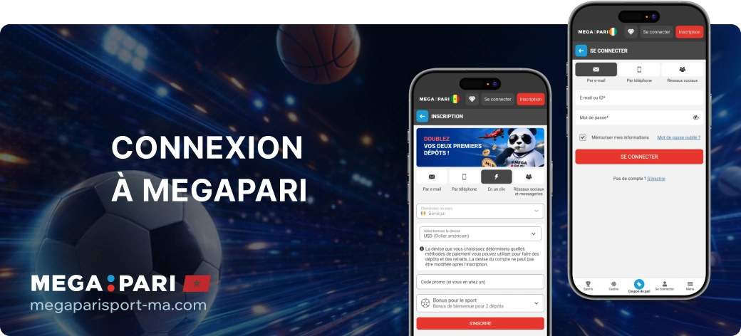 Connexion à Megapari : votre coupon et votre solde en dirhams - Megapari Maroc